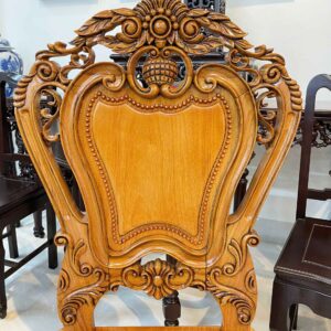 Bộ bàn ăn hoàng gia luxury 8 ghế 1 bàn tròn