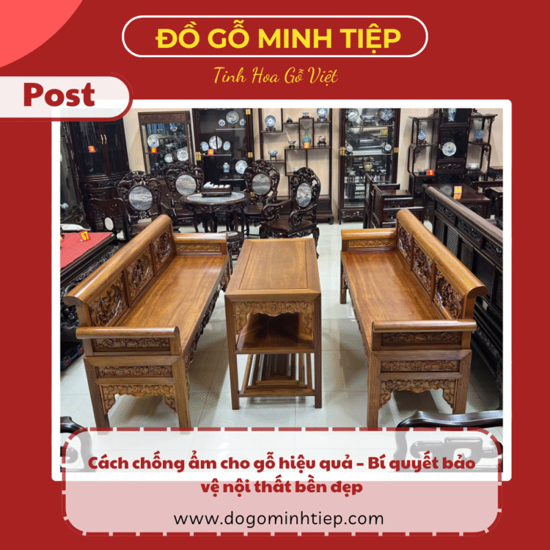 Cách chống ẩm cho gỗ hiệu quả