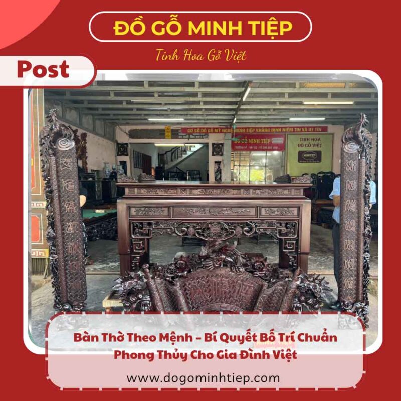 bàn thờ theo mệnh
