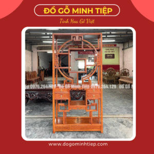 Tủ bày đồ gỗ hương ta