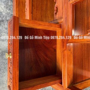 Tủ bày đồ gỗ hương ta