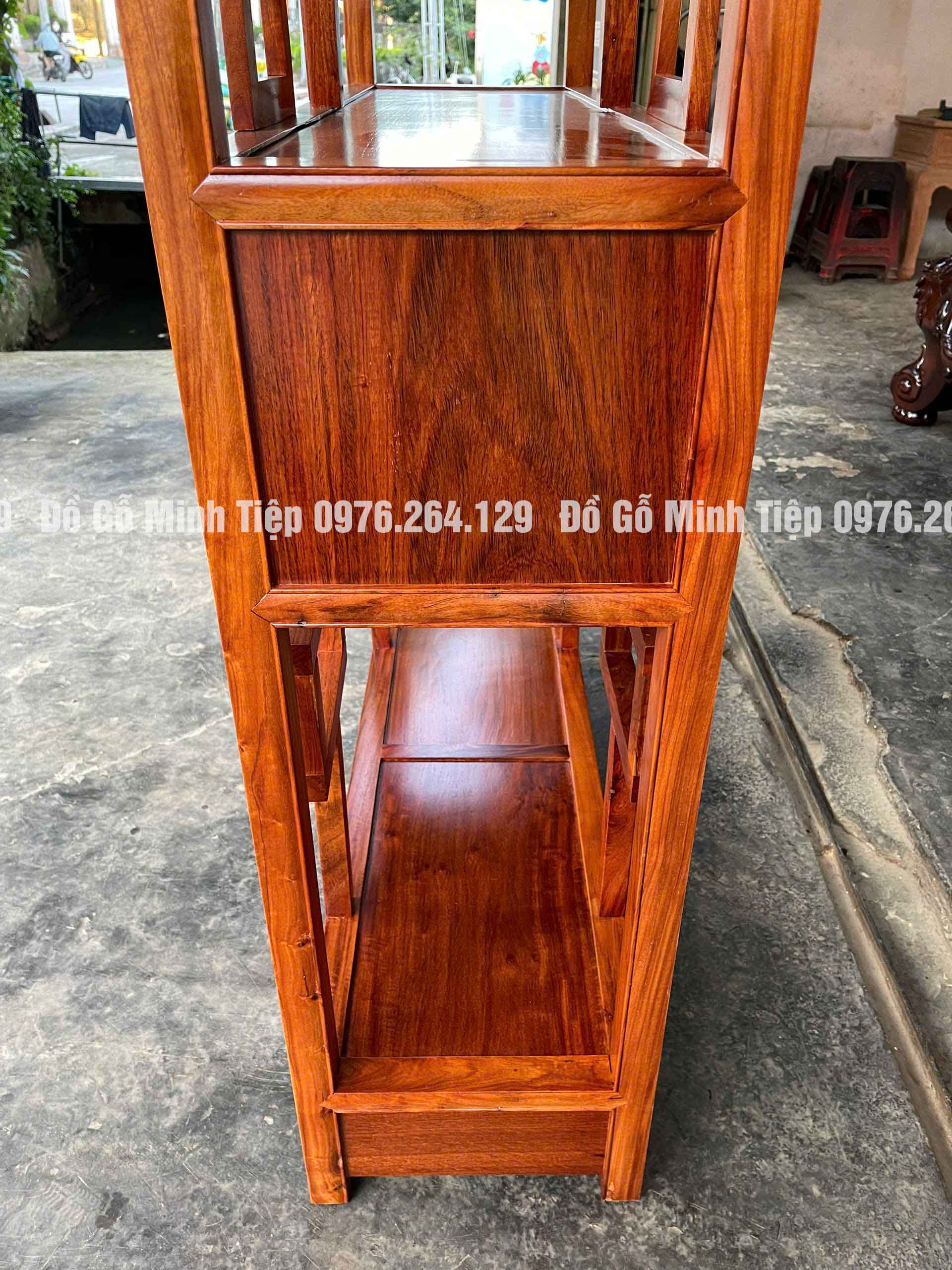 Tủ bày đồ gỗ hương ta