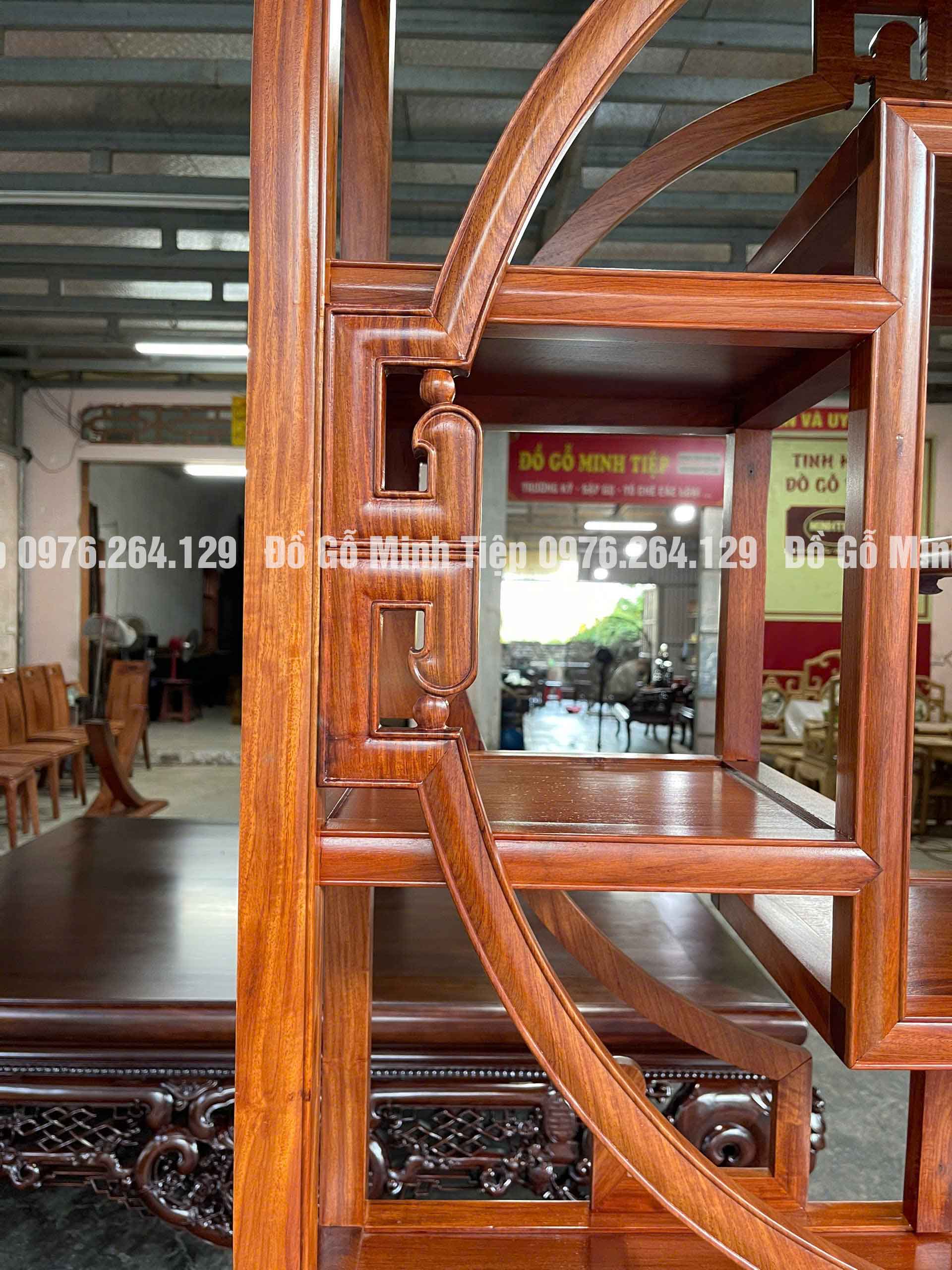 Tủ bày đồ gỗ hương ta