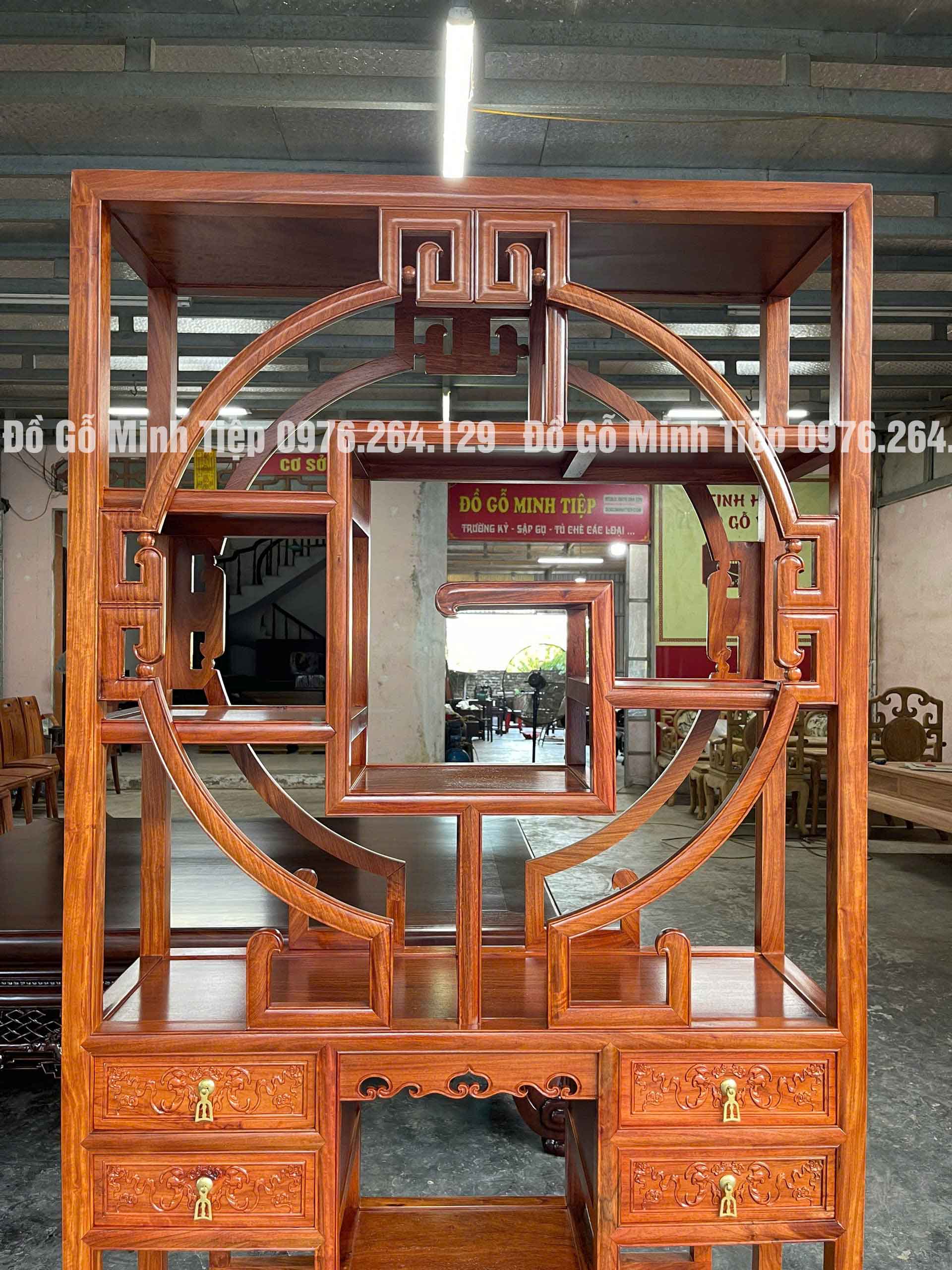 Tủ bày đồ gỗ hương ta