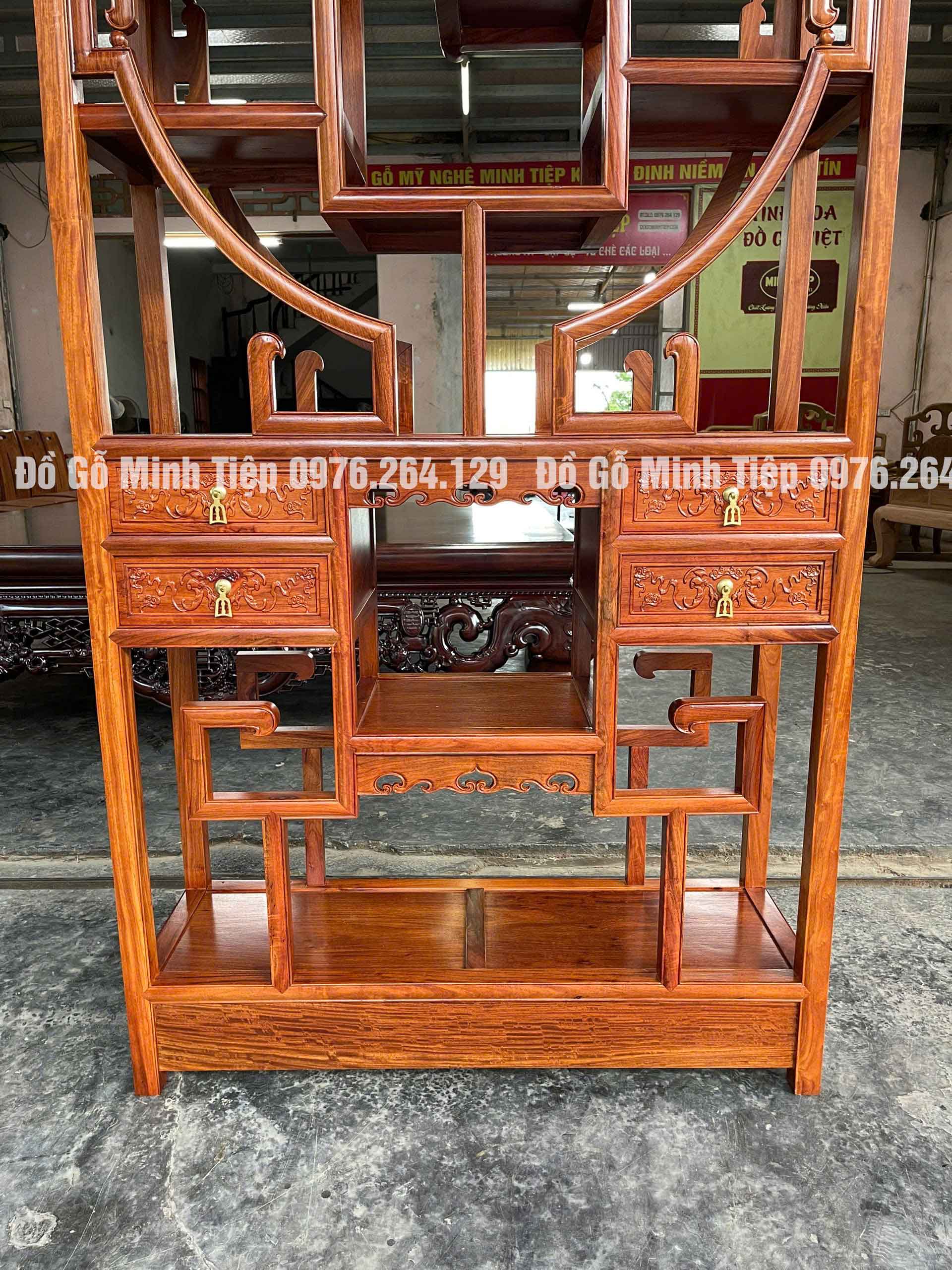 Tủ bày đồ gỗ hương ta