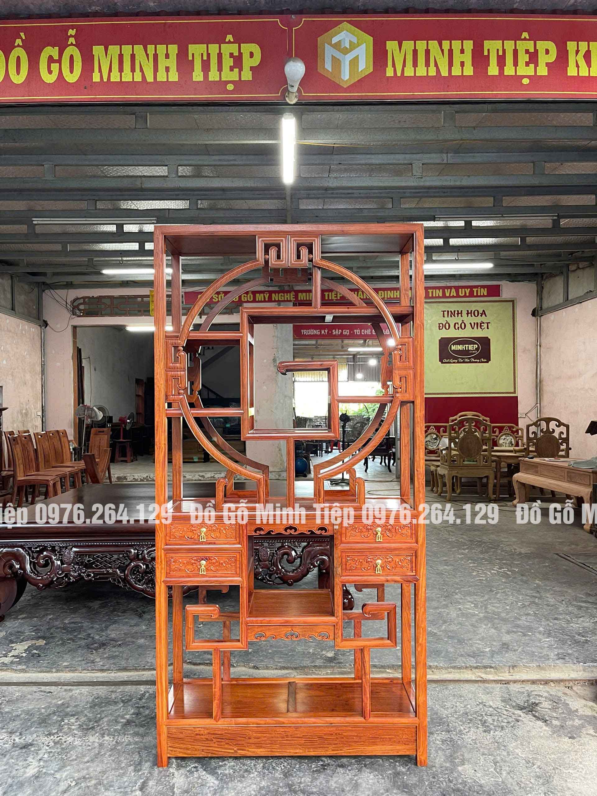 Tủ bày đồ gỗ hương ta