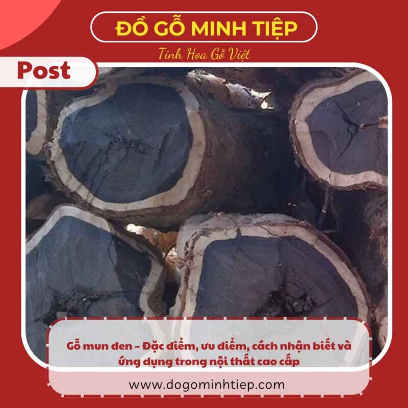 gỗ mun đen