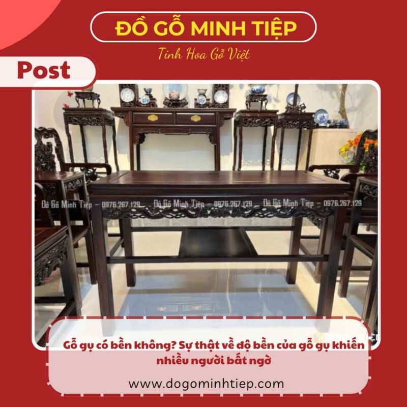 gỗ gụ có tốt không