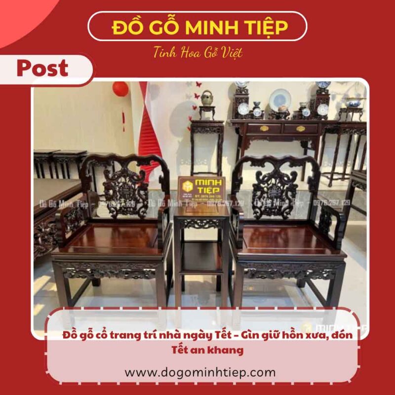 đồ gỗ trang trí ngày tết