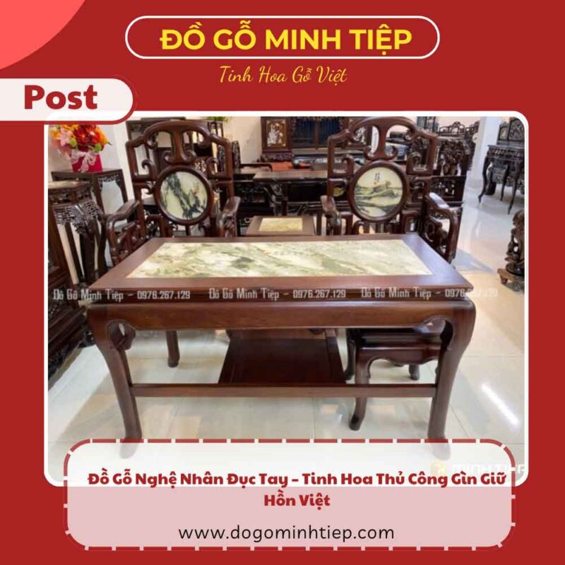 đồ gỗ đục tay