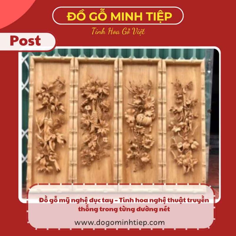 Đồ gỗ mỹ nghệ đục tay