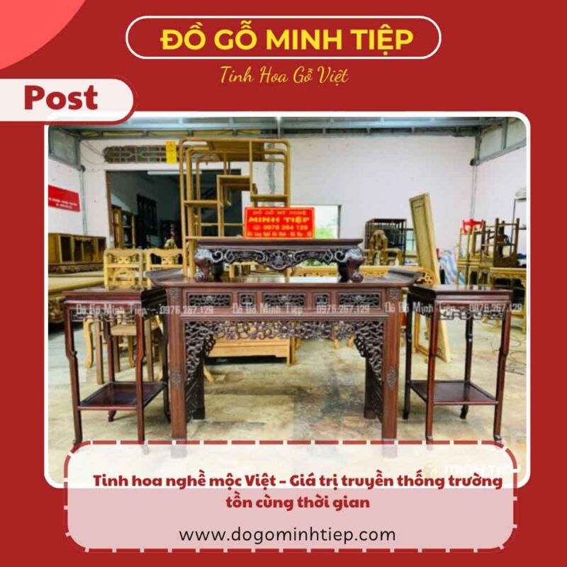 Tinh hoa nghề mộc Việt