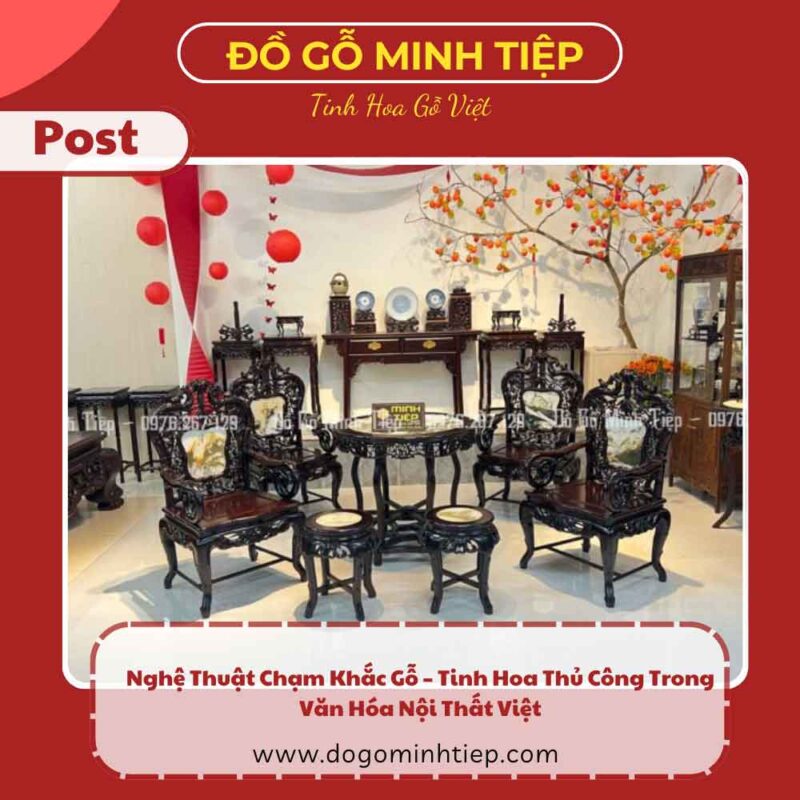 Nghệ thuật chạm khắc gỗ