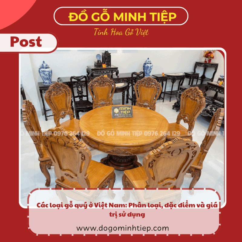 Các loại gỗ quý ở Việt Nam