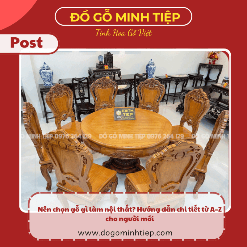nên chọn gỗ gì làm nội thất