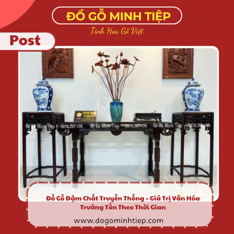 Đồ gỗ đậm chất truyền thống