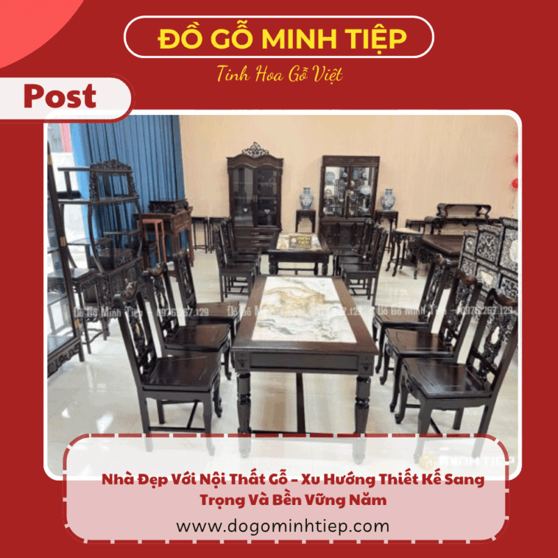Nhà Đẹp Với Nội Thất Gỗ