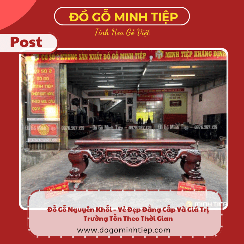 Đồ Gỗ Nguyên Khối
