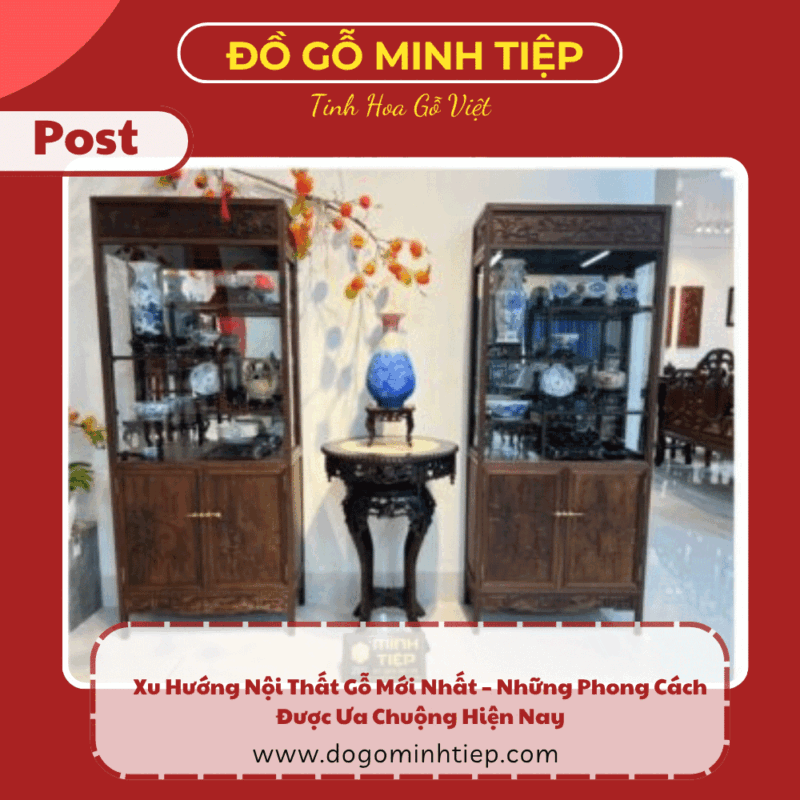 xu hướng nội thất gỗ mới nhất