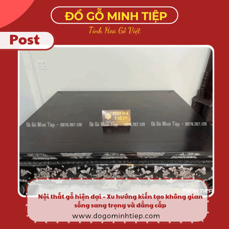 Nội thất gỗ hiện đại